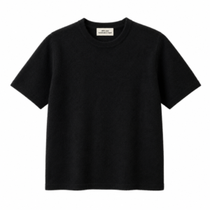 Black T-shirt ( 100% wool )
